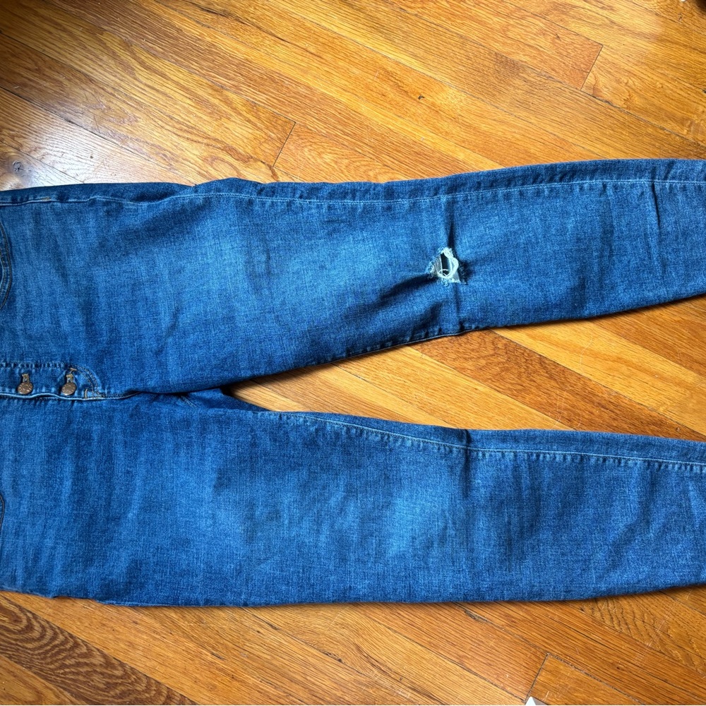J. Crew Toothpick Buttonfly Mid Rise - Picture 6 of 7